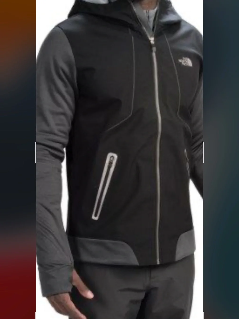The North Face Men's Kilowatt Jacket, a hooded performance jacket